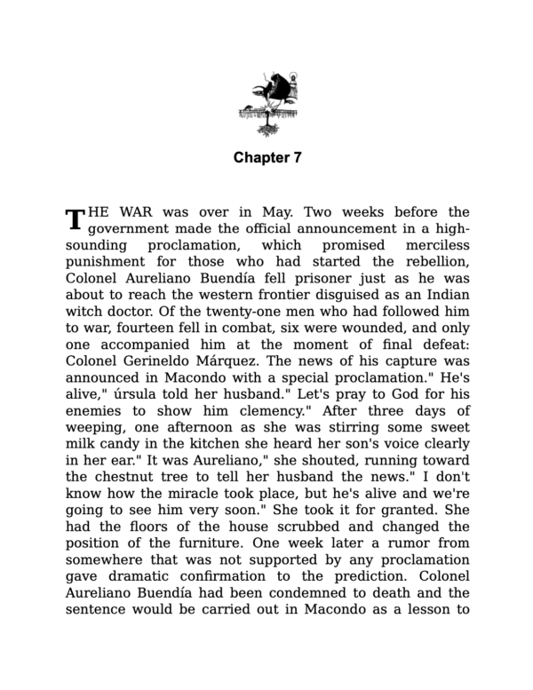 《百年孤独》内文包含中文，英文，西班牙文｜百年孤寂｜PDF EPUB 電子書