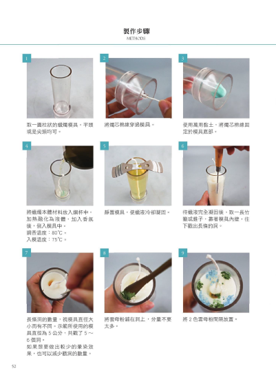 《療癒系手作蠟燭美學》質感調色╳韓式工藝╳蠟燭擠花，25款獨家配方大公開！｜PDF掃描版 電子書