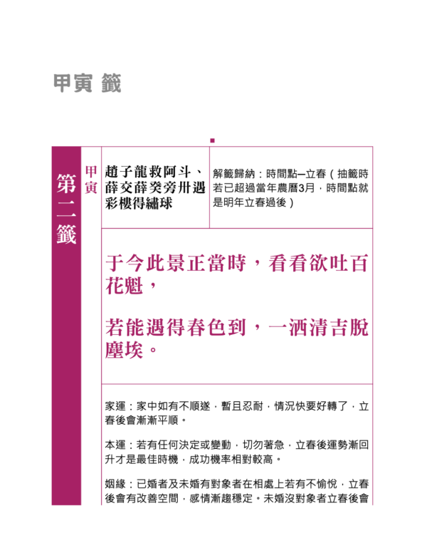 《神明所教的60甲子籤詩解籤訣竅》這樣解籤，問神不再模稜兩可！｜PDF 電子書
